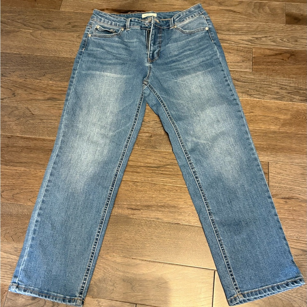 Oat New York Light Blue Straight Leg Jeans
